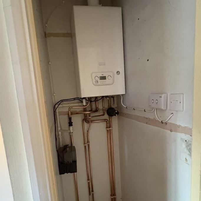 Betaflo central heating pipework serving a domestic radiator circuit